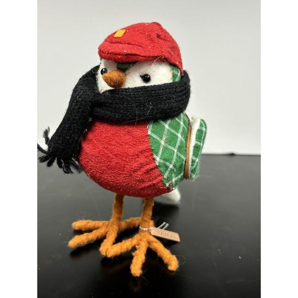 Target Wondershop 2018 Featherly Friends MAUS Christmas Fabric Bird W/ Backpack‎ - Picture 1 of 7